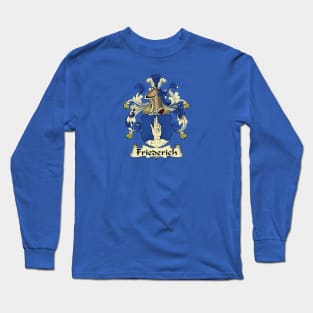 Friederich Family Coat-Of-Arms Long Sleeve T-Shirt